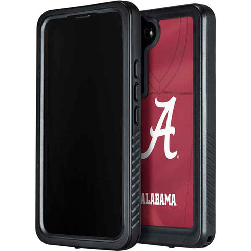 University of Alabama Maroon Jersey Galaxy S24 Plus Waterproof Case