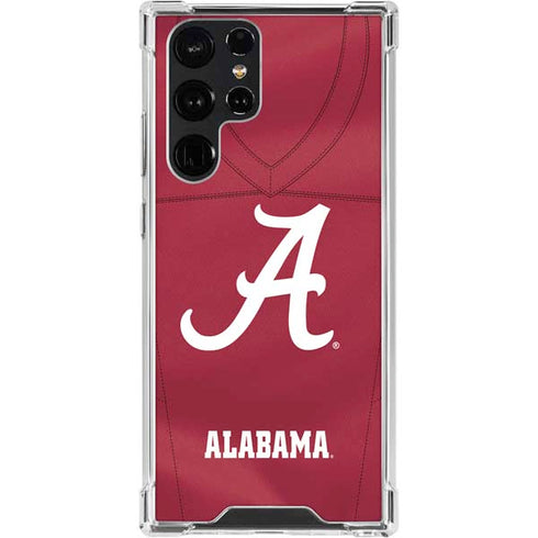 University of Alabama Maroon Jersey Galaxy S24 Ultra Clear Case