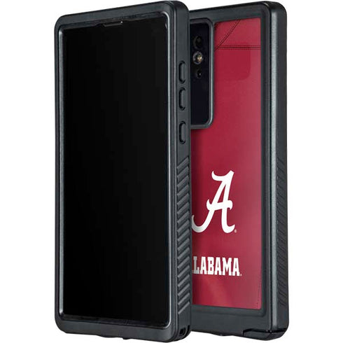 University of Alabama Maroon Jersey Galaxy S24 Ultra Waterproof Case