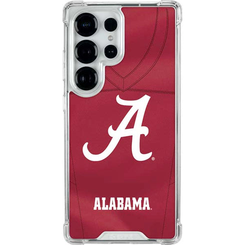 University of Alabama Maroon Jersey Galaxy S25 Ultra Clear Case