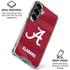 University of Alabama Maroon Jersey Galaxy S26 Plus Clear Case