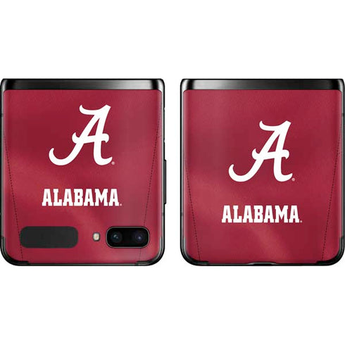 University of Alabama Maroon Jersey Galaxy Z Flip Skin