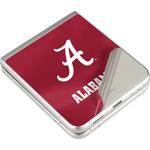 University of Alabama Maroon Jersey Galaxy Z Flip3 5G Skin
