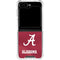 University of Alabama Maroon Jersey Galaxy Z Flip6 Clear Case