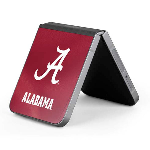 University of Alabama Maroon Jersey Galaxy Z Flip6 Skin