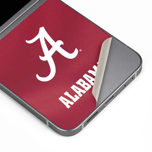 University of Alabama Maroon Jersey Galaxy Z Flip6 Skin
