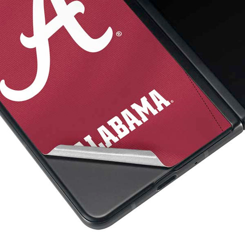 University of Alabama Maroon Jersey Galaxy Z Fold3 5G Skin