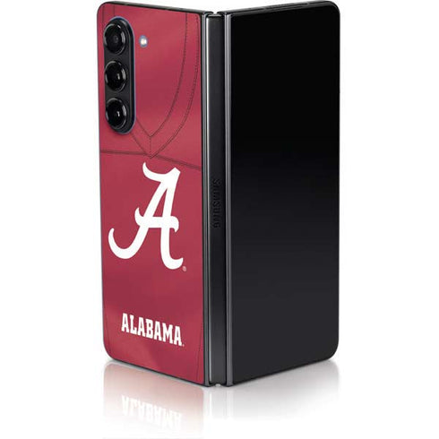 University of Alabama Maroon Jersey Galaxy Z Fold5 5G Skin