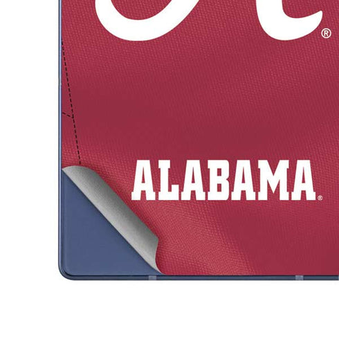 University of Alabama Maroon Jersey Galaxy Z Fold6 Skin