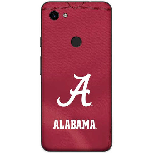 University of Alabama Maroon Jersey Google Pixel 3a Skin