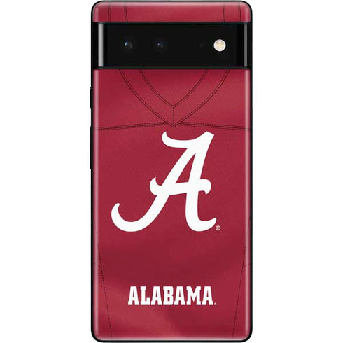 University of Alabama Maroon Jersey Google Pixel 6 Skin