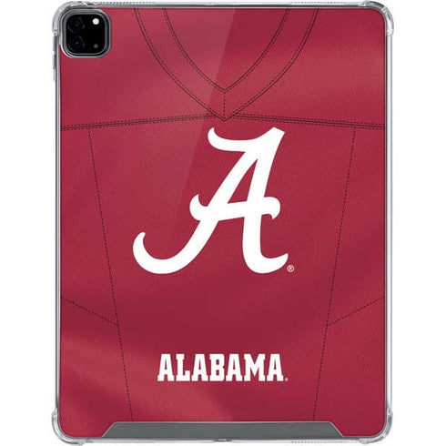 University of Alabama Maroon Jersey iPad Pro 12.9in (2020) Clear Case