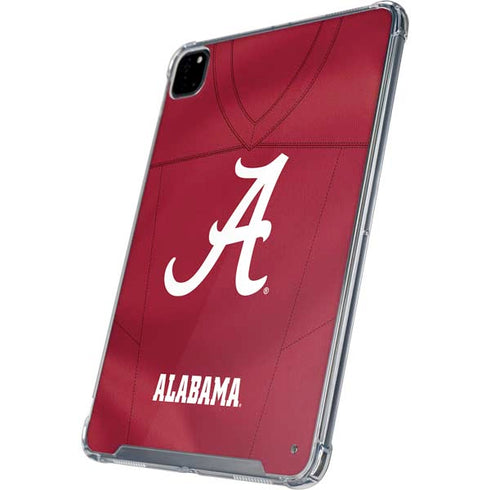 University of Alabama Maroon Jersey iPad Pro 12.9in (2020) Clear Case