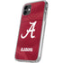 University of Alabama Maroon Jersey iPhone 11 Clear Case