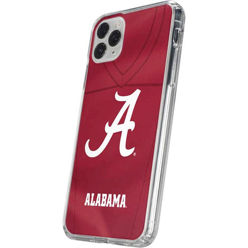 University of Alabama Maroon Jersey iPhone 11 Pro Clear Case