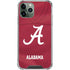 University of Alabama Maroon Jersey iPhone 11 Pro Max Clear Case