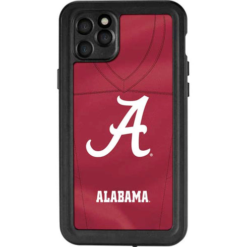 University of Alabama Maroon Jersey iPhone 11 Pro Max Waterproof Case