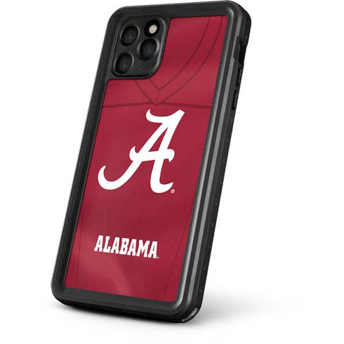 University of Alabama Maroon Jersey iPhone 11 Pro Max Waterproof Case