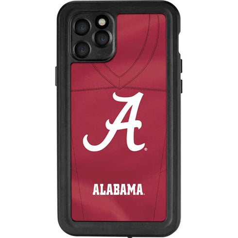 University of Alabama Maroon Jersey iPhone 11 Pro Waterproof Case