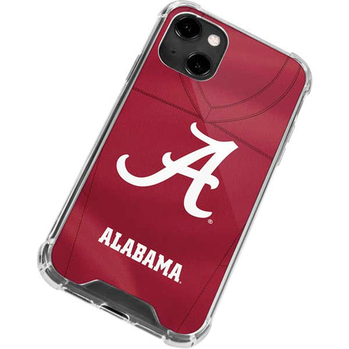 University of Alabama Maroon Jersey iPhone 13 Clear Case