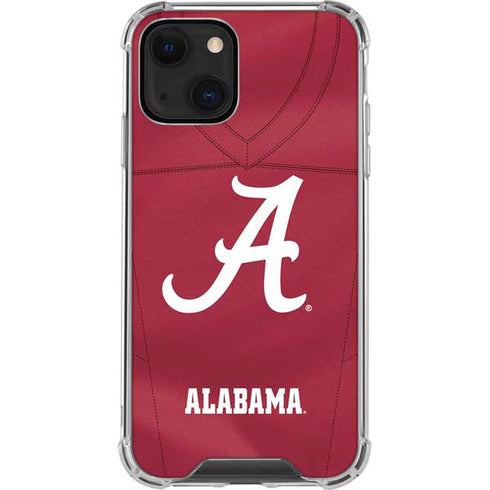 University of Alabama Maroon Jersey iPhone 13 Mini Clear Case