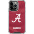 University of Alabama Maroon Jersey iPhone 13 Pro Clear Case