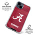 University of Alabama Maroon Jersey iPhone 14 Plus Clear Case