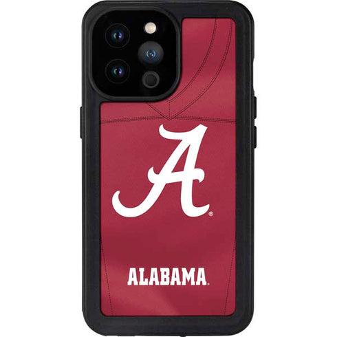 University of Alabama Maroon Jersey iPhone 14 Pro Max Waterproof Case