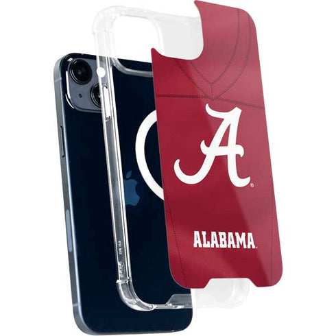 University of Alabama Maroon Jersey iPhone 15 MagSafe Case