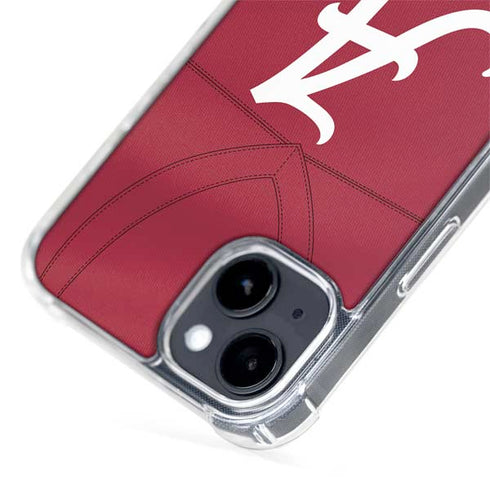 University of Alabama Maroon Jersey iPhone 15 MagSafe Case