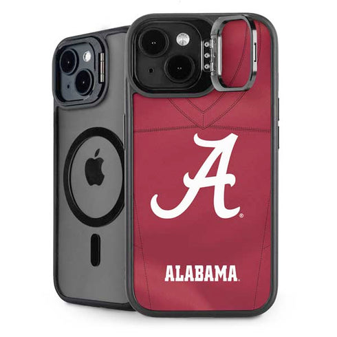 University of Alabama Maroon Jersey iPhone 15 Plus Kickstand Case