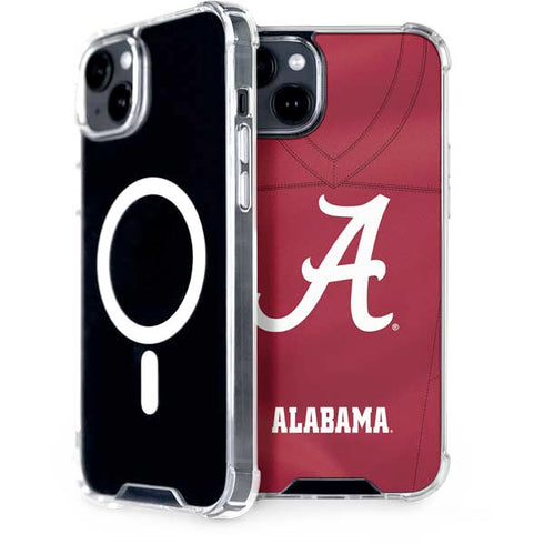 University of Alabama Maroon Jersey iPhone 15 Plus MagSafe Case