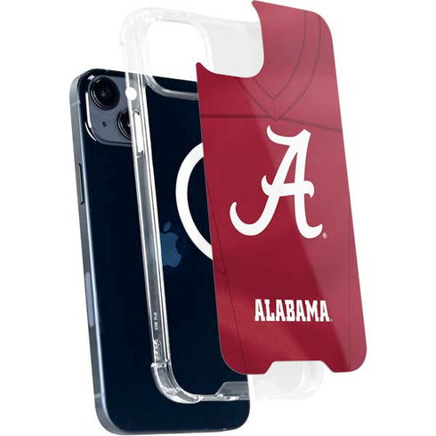 University of Alabama Maroon Jersey iPhone 15 Plus MagSafe Case
