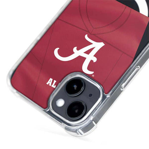 University of Alabama Maroon Jersey iPhone 15 Plus MagSafe Case