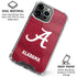 University of Alabama Maroon Jersey iPhone 15 Pro Clear Case
