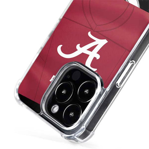 University of Alabama Maroon Jersey iPhone 15 Pro MagSafe Case