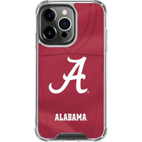 University of Alabama Maroon Jersey iPhone 15 Pro Max Clear Case