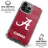 University of Alabama Maroon Jersey iPhone 15 Pro Max Clear Case