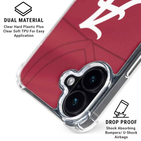 University of Alabama Maroon Jersey iPhone 16 Plus MagSafe Case