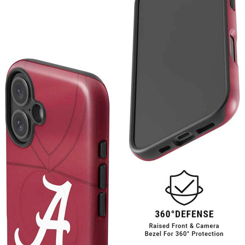 University of Alabama Maroon Jersey iPhone 16 Plus Magsafe Impact Case