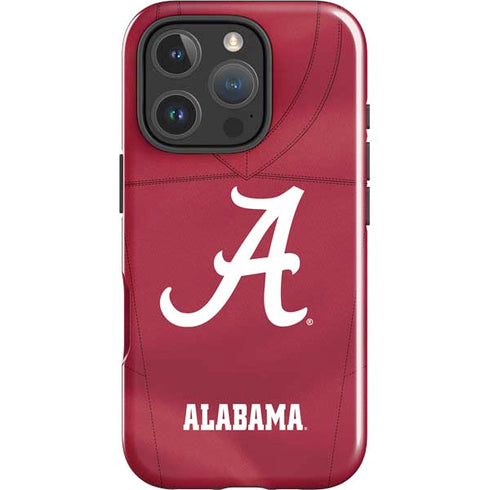 University of Alabama Maroon Jersey iPhone 16 Pro Impact Case