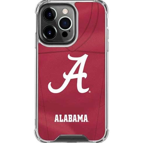 University of Alabama Maroon Jersey iPhone 16 Pro Max Clear Case
