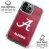 University of Alabama Maroon Jersey iPhone 16 Pro Max Clear Case