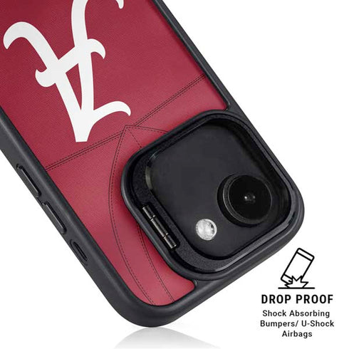 University of Alabama Maroon Jersey iPhone 16e Kickstand Case