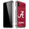 University of Alabama Maroon Jersey iPhone X/XS Clear Case