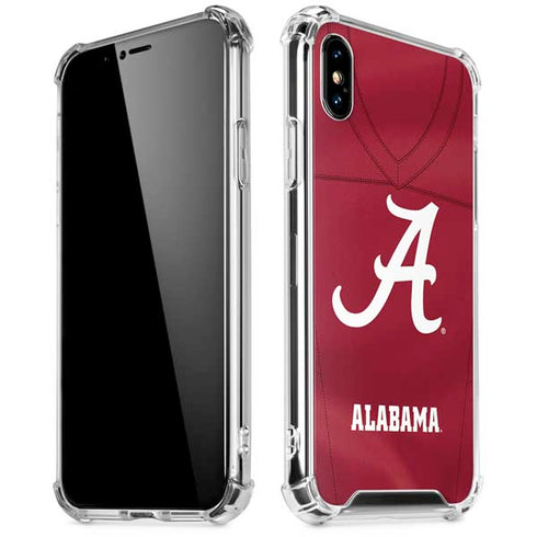 University of Alabama Maroon Jersey iPhone XS Max Clear Case