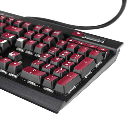 University of Alabama Maroon Jersey K95 RGB PLATINUM Mechanical Gaming Keyboard Skin