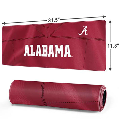 University of Alabama Maroon Jersey Gaming Mouse Pad