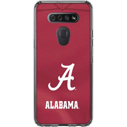 University of Alabama Maroon Jersey LG K51/Q51 Clear Case