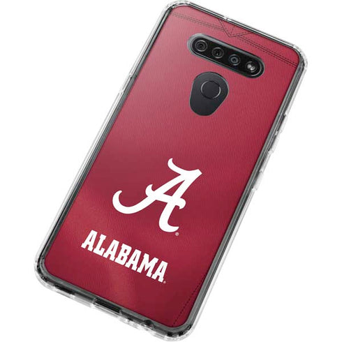 University of Alabama Maroon Jersey LG K51/Q51 Clear Case